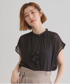 grove / グローブ シャツ・ブラウス | フロントラッフルフリルブラウス