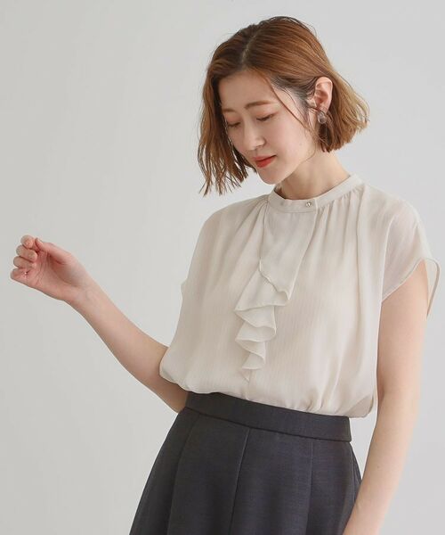 grove / グローブ シャツ・ブラウス | フロントラッフルフリルブラウス | 詳細2