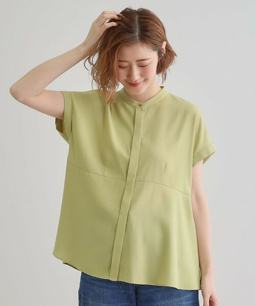 grove / グローブ シャツ・ブラウス | きちんと感もこなれ感も1枚で叶う 優秀ペプラムシャツブラウス | 詳細1