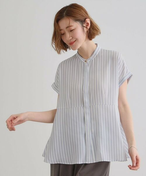 grove / グローブ シャツ・ブラウス | きちんと感もこなれ感も1枚で叶う 優秀ペプラムシャツブラウス | 詳細10