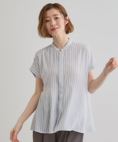 grove / グローブ シャツ・ブラウス | きちんと感もこなれ感も1枚で叶う 優秀ペプラムシャツブラウス | 詳細11