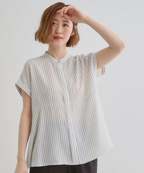 grove / グローブ シャツ・ブラウス | きちんと感もこなれ感も1枚で叶う 優秀ペプラムシャツブラウス | 詳細15