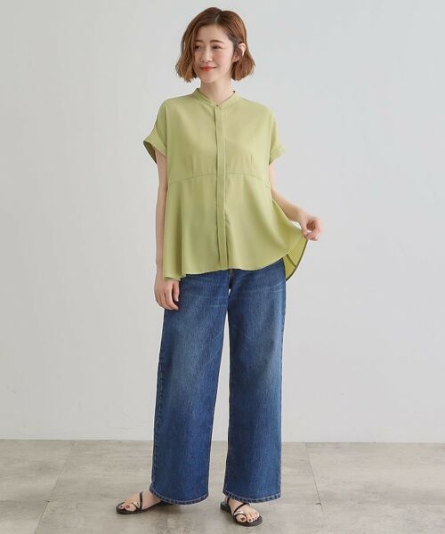 grove / グローブ シャツ・ブラウス | きちんと感もこなれ感も1枚で叶う 優秀ペプラムシャツブラウス | 詳細3