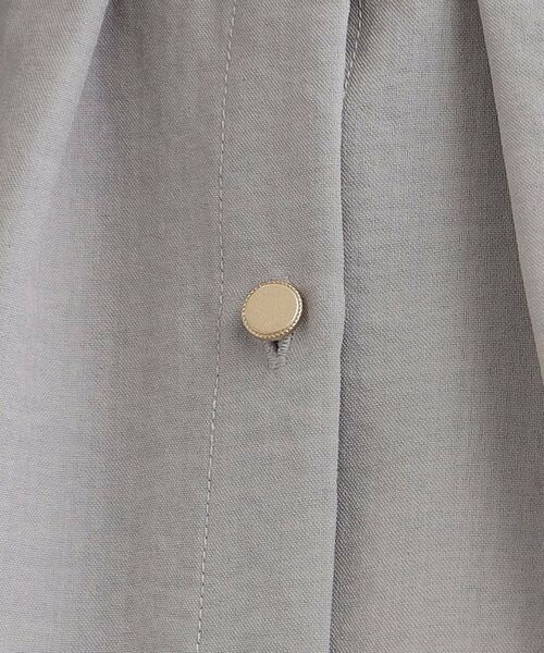 grove / グローブ シャツ・ブラウス | 【洗える・シワになりにくい】麻調スリーブドロストブラウス | 詳細10