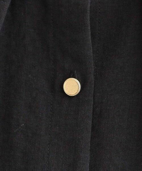 grove / グローブ シャツ・ブラウス | 【洗える・シワになりにくい】麻調スリーブドロストブラウス | 詳細15