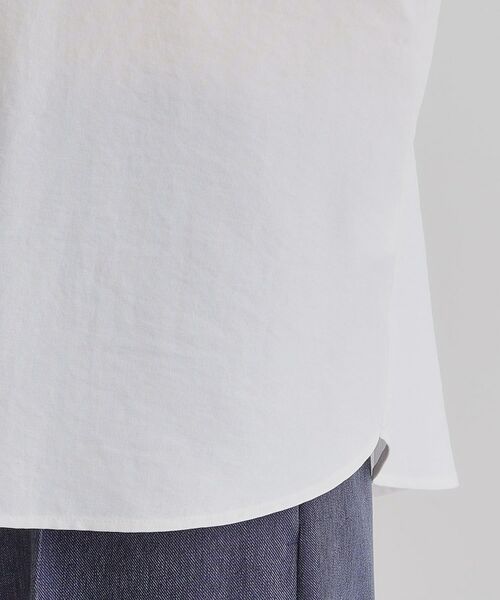 grove / グローブ シャツ・ブラウス | 【洗える・シワになりにくい】麻調スリーブドロストブラウス | 詳細26