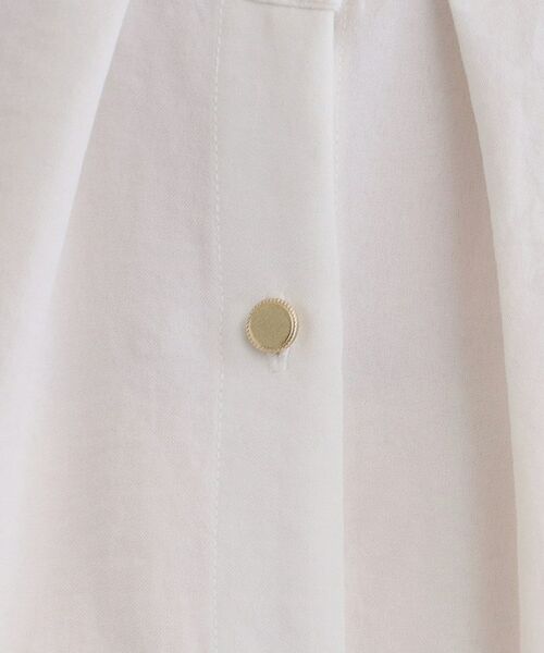 grove / グローブ シャツ・ブラウス | 【洗える・シワになりにくい】麻調スリーブドロストブラウス | 詳細5