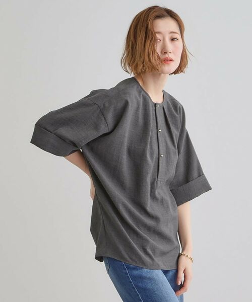 grove / グローブ シャツ・ブラウス | ドルマンタックシャツ | 詳細1