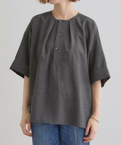 grove / グローブ シャツ・ブラウス | ドルマンタックシャツ | 詳細13