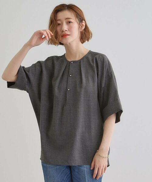 grove / グローブ シャツ・ブラウス | ドルマンタックシャツ | 詳細2