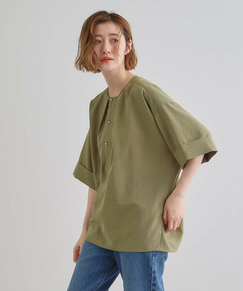 grove / グローブ シャツ・ブラウス | ドルマンタックシャツ | 詳細5