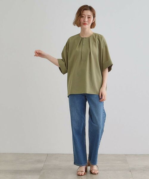 grove / グローブ シャツ・ブラウス | ドルマンタックシャツ | 詳細7