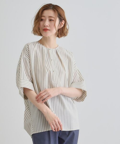 grove / グローブ シャツ・ブラウス | ドルマンタックシャツ | 詳細9