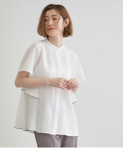 grove / グローブ シャツ・ブラウス | 【360°抜かりない】ストライプアソートバックフレアブラウス