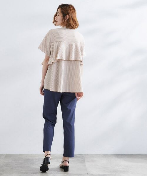 grove / グローブ シャツ・ブラウス | 【360°抜かりない】ストライプアソートバックフレアブラウス | 詳細11