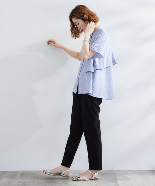 grove / グローブ シャツ・ブラウス | 【360°抜かりない】ストライプアソートバックフレアブラウス | 詳細15