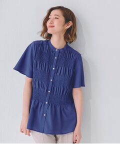 grove / グローブ シャツ・ブラウス | 大人の抜け感シアースラブシャーリングブラウス