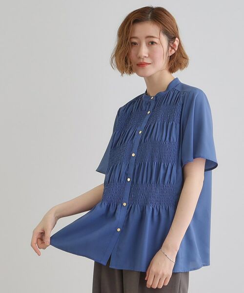 grove / グローブ シャツ・ブラウス | 大人の抜け感シアースラブシャーリングブラウス | 詳細13