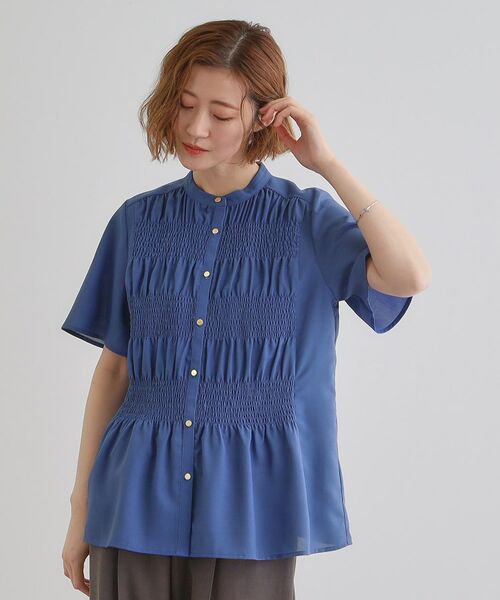 grove / グローブ シャツ・ブラウス | 大人の抜け感シアースラブシャーリングブラウス | 詳細14