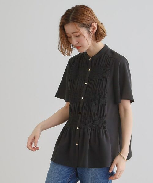 grove / グローブ シャツ・ブラウス | 大人の抜け感シアースラブシャーリングブラウス | 詳細6
