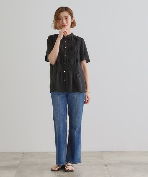grove / グローブ シャツ・ブラウス | 大人の抜け感シアースラブシャーリングブラウス | 詳細7