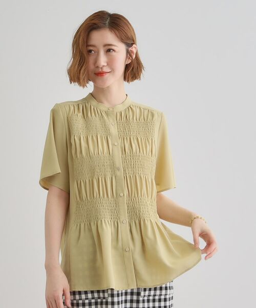 grove / グローブ シャツ・ブラウス | 大人の抜け感シアースラブシャーリングブラウス | 詳細9