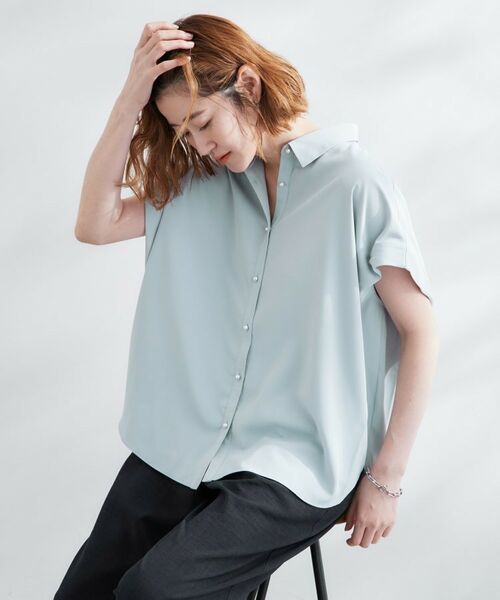 grove / グローブ シャツ・ブラウス | 【雑誌掲載】お手入れ楽ちんが嬉しい機能付き！大人のキレイとろみシャツ | 詳細10