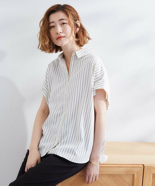 grove / グローブ シャツ・ブラウス | 【雑誌掲載】お手入れ楽ちんが嬉しい機能付き！大人のキレイとろみシャツ | 詳細14