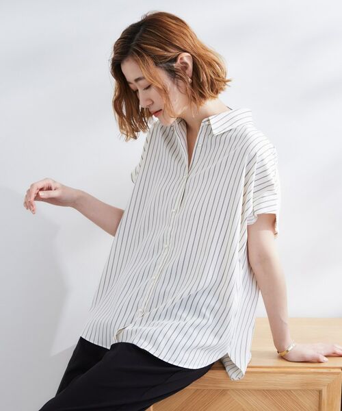 grove / グローブ シャツ・ブラウス | 【雑誌掲載】お手入れ楽ちんが嬉しい機能付き！大人のキレイとろみシャツ | 詳細15