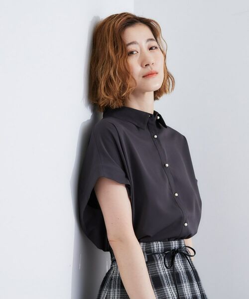 grove / グローブ シャツ・ブラウス | 【雑誌掲載】お手入れ楽ちんが嬉しい機能付き！大人のキレイとろみシャツ | 詳細6