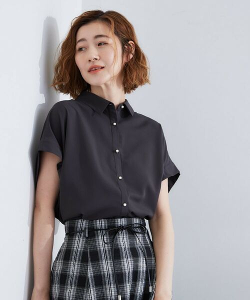 grove / グローブ シャツ・ブラウス | 【雑誌掲載】お手入れ楽ちんが嬉しい機能付き！大人のキレイとろみシャツ | 詳細7