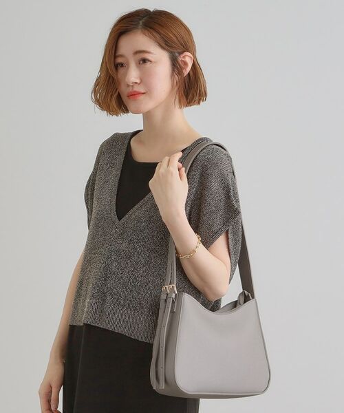 grove / グローブ ショルダーバッグ | ダブルバックルラウンドワイドショルダー | 詳細3