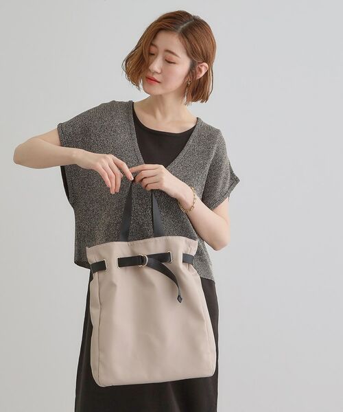 grove / グローブ トートバッグ | 【晴れの日も雨の日も】撥水ベルト2WAYトート | 詳細6