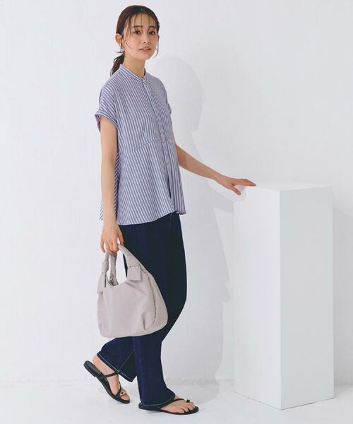 grove / グローブ トートバッグ | 【晴れの日も雨の日も】撥水アオリハンドルノットナイロン2WAYトート | 詳細1