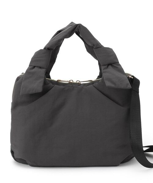 grove / グローブ トートバッグ | 【晴れの日も雨の日も】撥水アオリハンドルノットナイロン2WAYトート | 詳細14