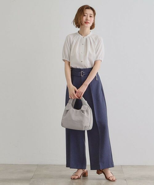 grove / グローブ トートバッグ | 【晴れの日も雨の日も】撥水アオリハンドルノットナイロン2WAYトート | 詳細2