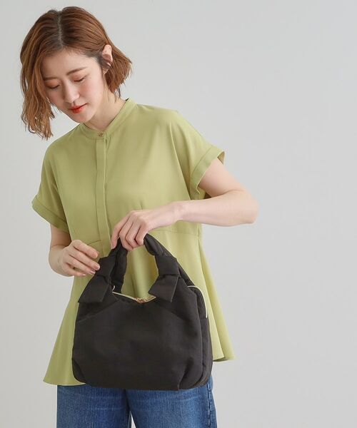 grove / グローブ トートバッグ | 【晴れの日も雨の日も】撥水アオリハンドルノットナイロン2WAYトート | 詳細7
