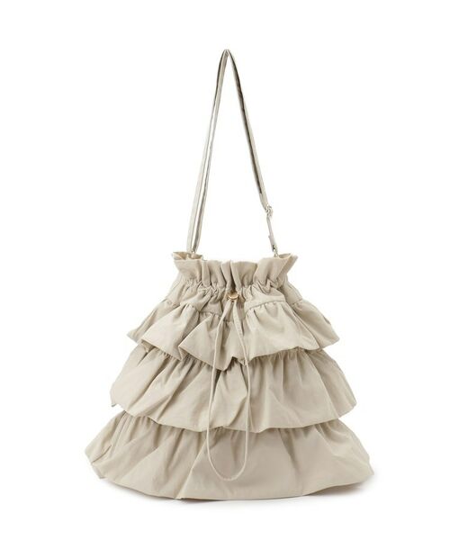 grove / グローブ ショルダーバッグ | 【晴れの日も雨の日も】撥水ティアードドロストショルダー | 詳細10