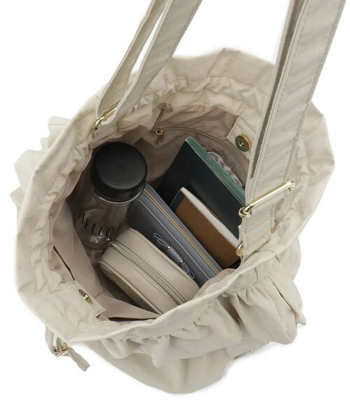 grove / グローブ ショルダーバッグ | 【晴れの日も雨の日も】撥水ティアードドロストショルダー | 詳細17