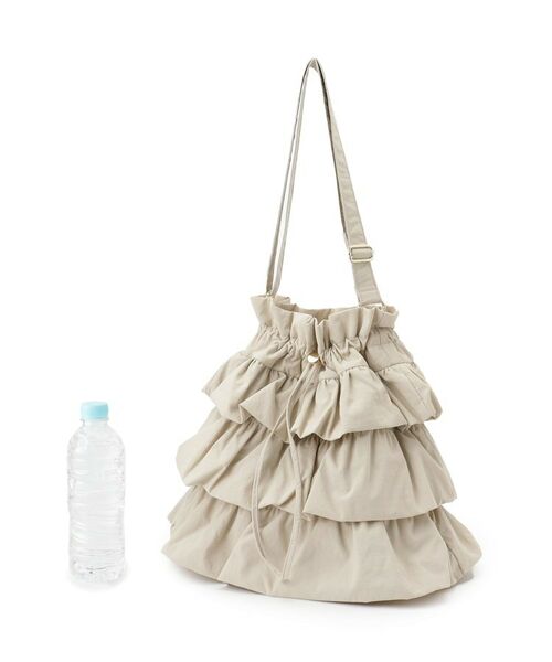 grove / グローブ ショルダーバッグ | 【晴れの日も雨の日も】撥水ティアードドロストショルダー | 詳細7