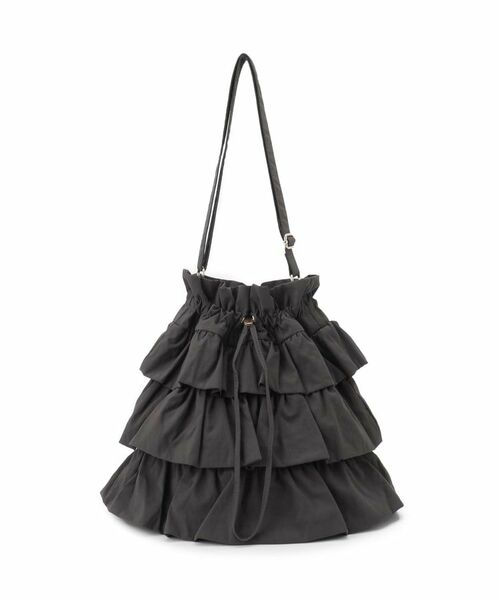 grove / グローブ ショルダーバッグ | 【晴れの日も雨の日も】撥水ティアードドロストショルダー | 詳細8