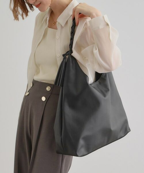 grove / グローブ ショルダーバッグ | タッセル付編みワンショルダー | 詳細3