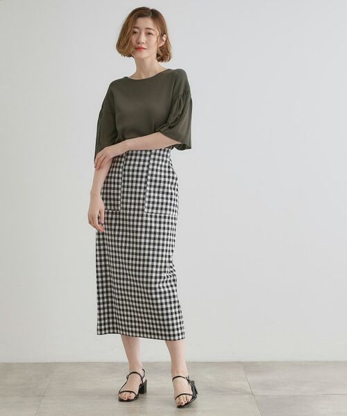 grove / グローブ ニット・セーター | 【嬉しい機能付き】やわらかドライタッチシアーフレアスリーブニット | 詳細11