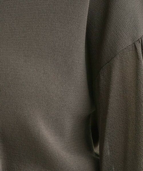 grove / グローブ ニット・セーター | 【嬉しい機能付き】やわらかドライタッチシアーフレアスリーブニット | 詳細12