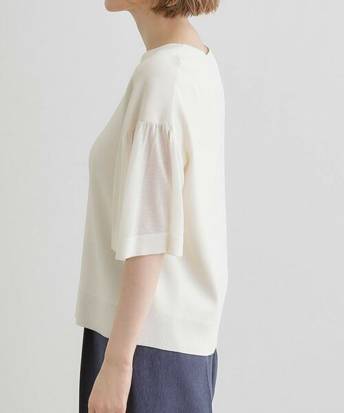 grove / グローブ ニット・セーター | 【嬉しい機能付き】やわらかドライタッチシアーフレアスリーブニット | 詳細27