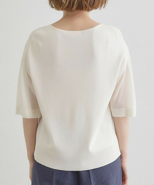 grove / グローブ ニット・セーター | 【嬉しい機能付き】やわらかドライタッチシアーフレアスリーブニット | 詳細28