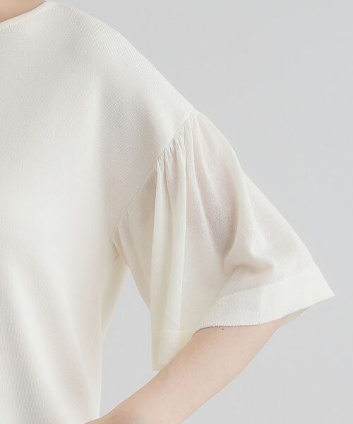 grove / グローブ ニット・セーター | 【嬉しい機能付き】やわらかドライタッチシアーフレアスリーブニット | 詳細30