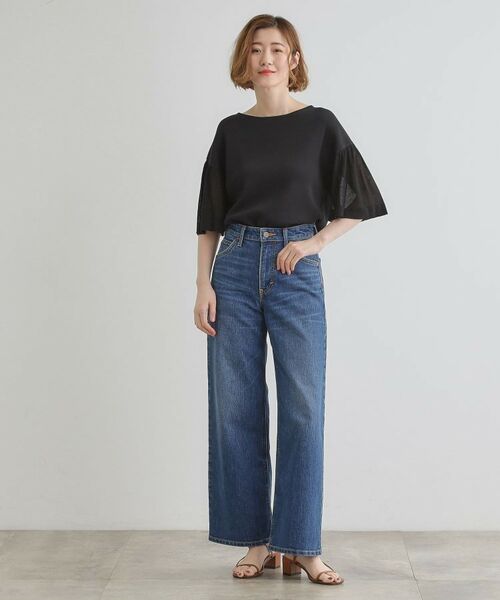 grove / グローブ ニット・セーター | 【嬉しい機能付き】やわらかドライタッチシアーフレアスリーブニット | 詳細7