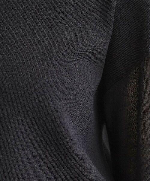 grove / グローブ ニット・セーター | 【嬉しい機能付き】やわらかドライタッチシアーフレアスリーブニット | 詳細8