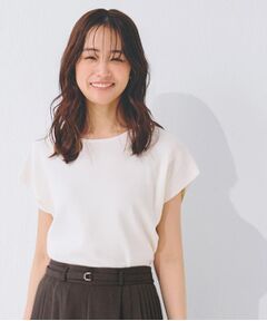 grove / グローブ ニット・セーター | 【嬉しい機能付き】やわらかドライタッチフレンチスリーブニット